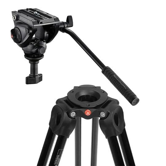 Аренда Штатив Manfrotto MVT502AM с головой MVH500A (max 5kg.)675мм-1540мм.